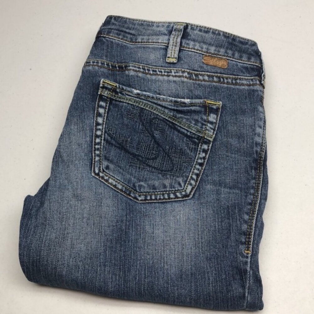 VINTAGE SILVER AIKO MIDRISE BOOTCUT JEANS 30x33 ⭐️